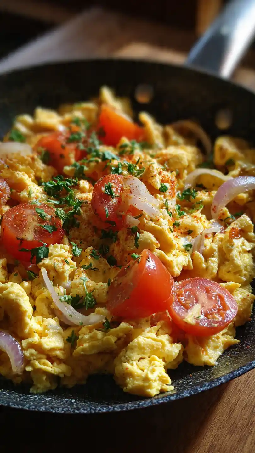Indian-Spiced Scrambled Eggs (Anda Bhurji)