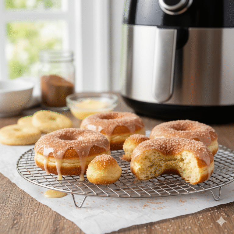 Make Light and Fluffy Air Fryer Donuts