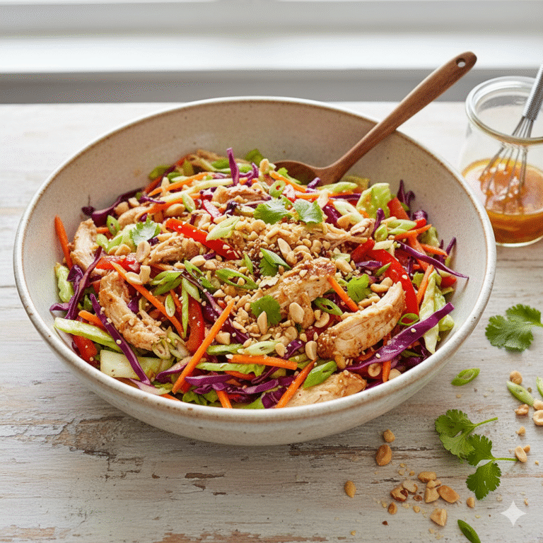 One-Bowl Chicken Cabbage Salad