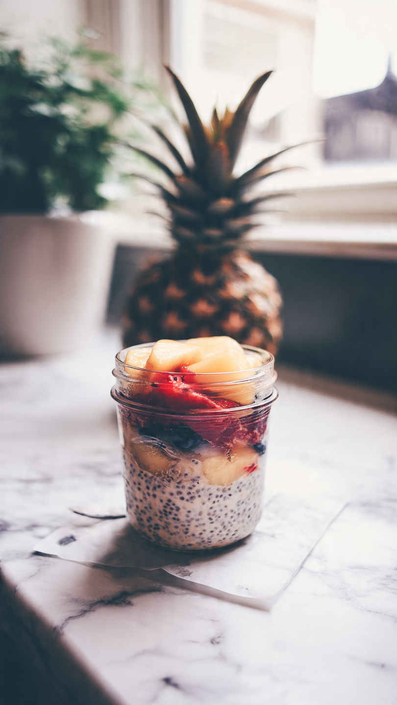 Overnight Oats in a Jar Breakfast