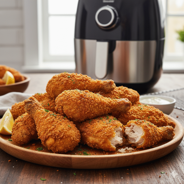 Savory Air Fryer Fried Chicken
