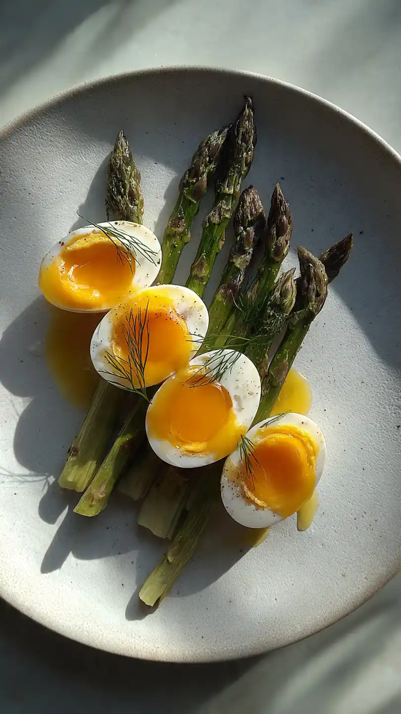 Soft-Boiled Eggs with Asparagus Dippers