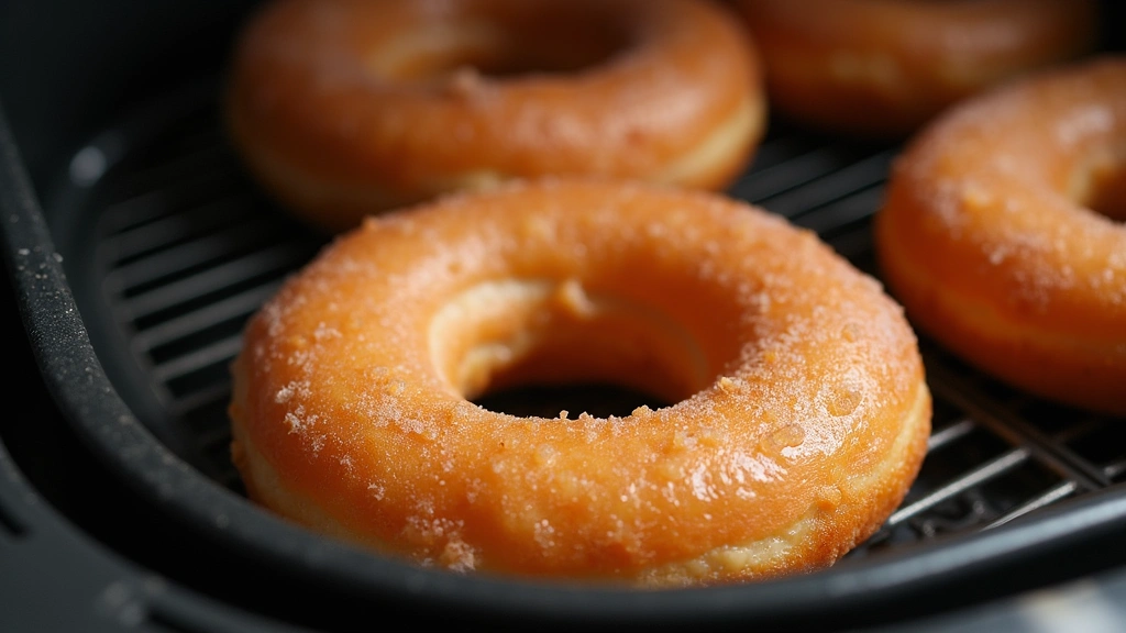 How to Make Light and Fluffy Air Fryer Donuts: Step 8: Air Fry the Donuts