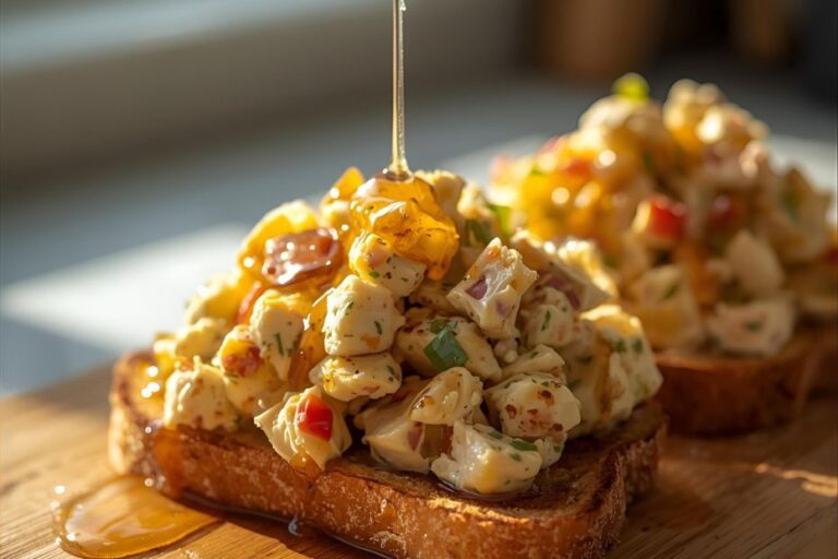 hot honey chicken salad