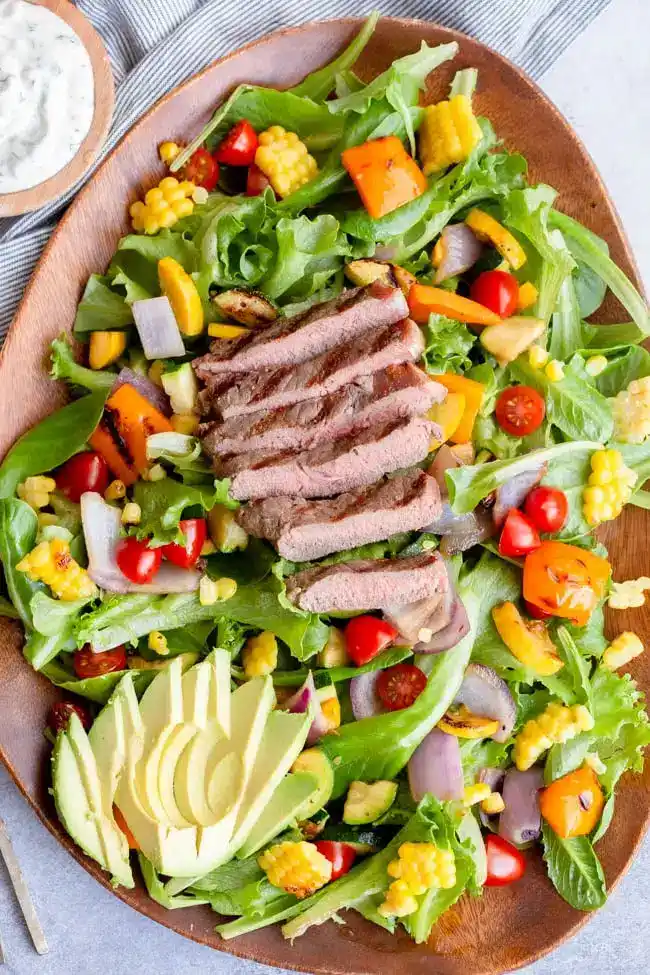 Beef Salad BBQ Beef Ranch Salad