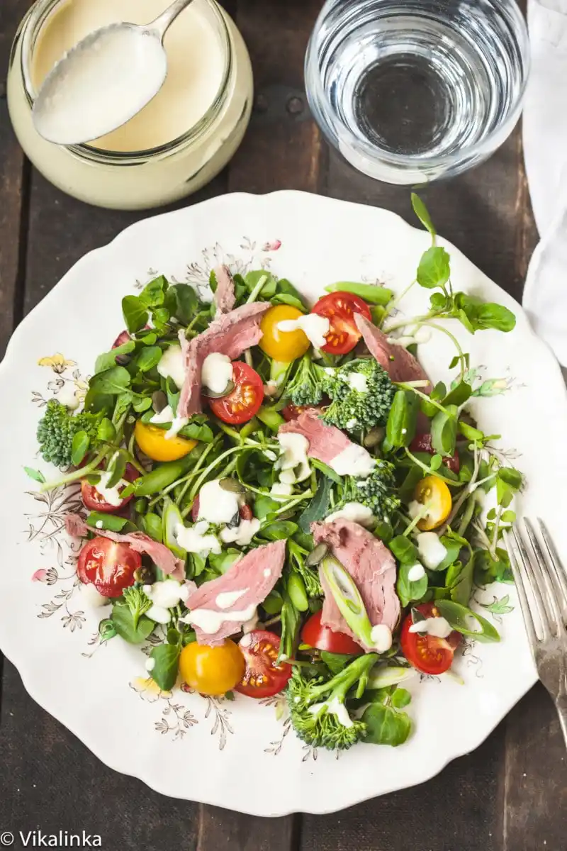 Beef Salad Leftover Roast Beef & Horseradish