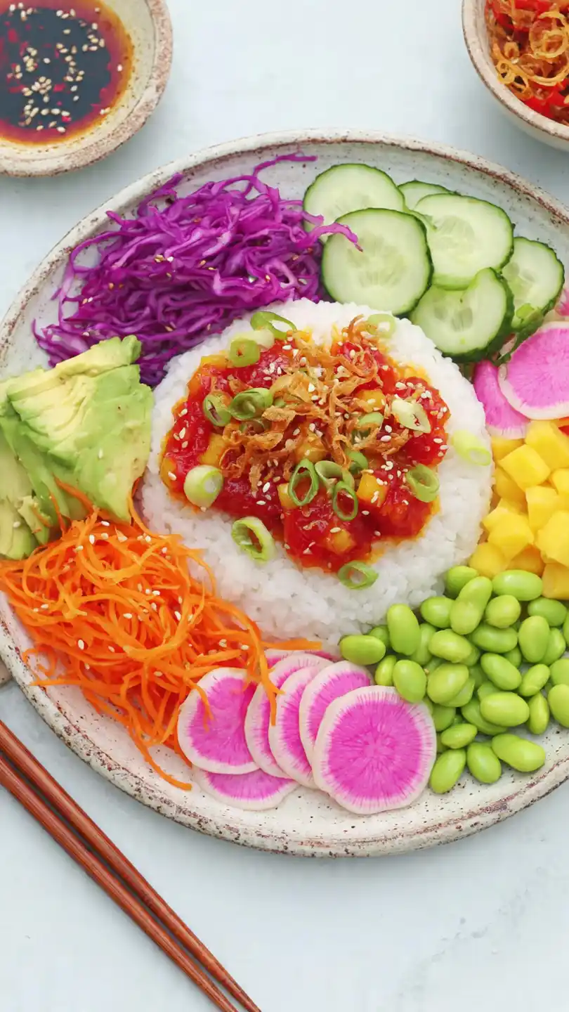 How to Build a Delicious Chicken Poke Bowl 