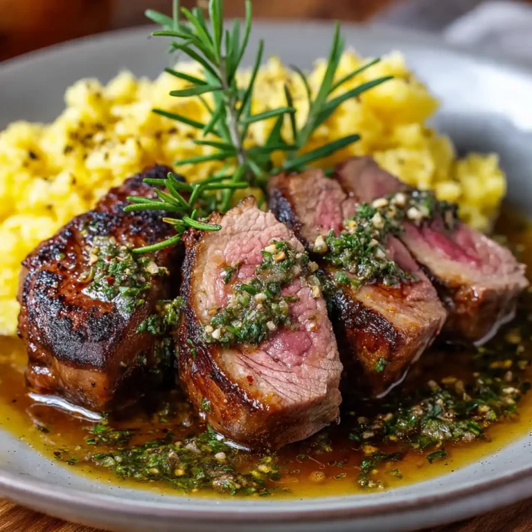 Pan-Seared Lamb Steak