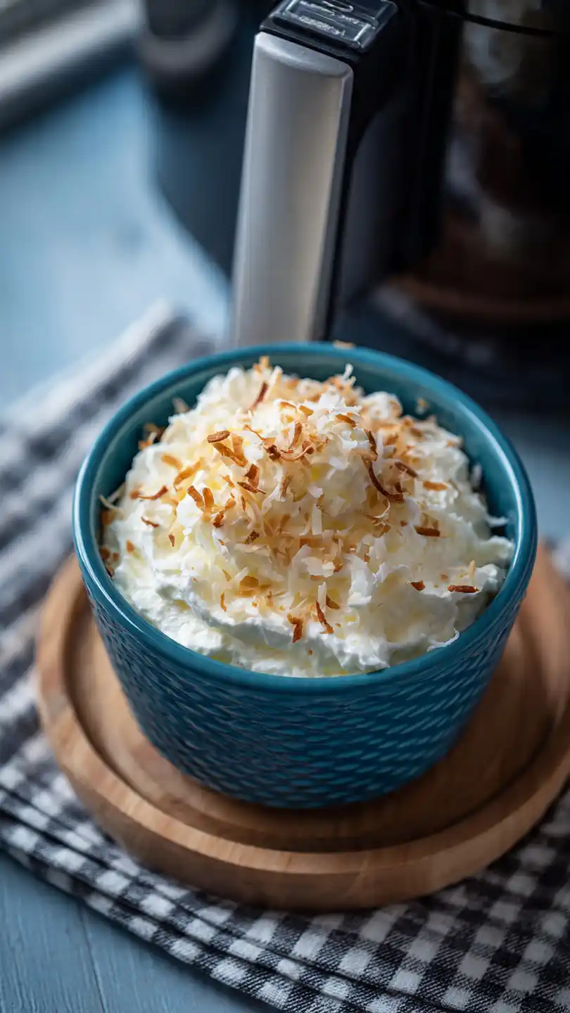 Air Fryer Coconut Cream