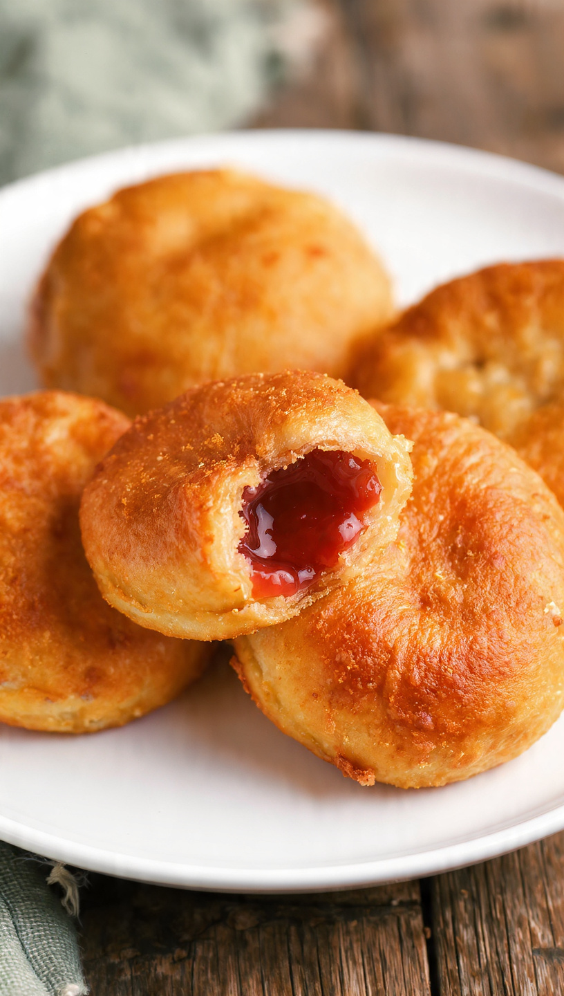 Air Fryer Jelly Filled "Bismarks"