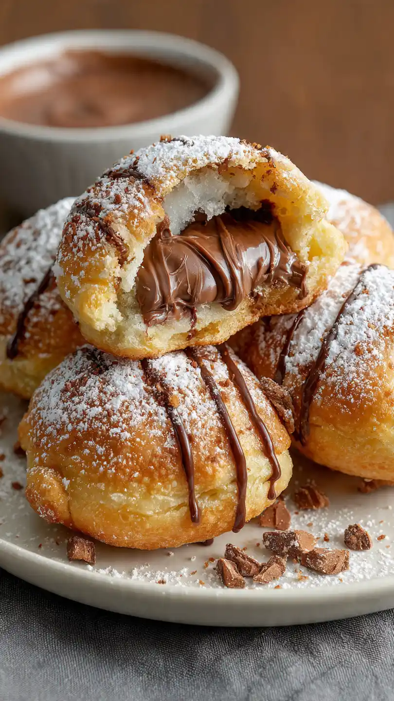 Air Fryer Nutella Stuffed