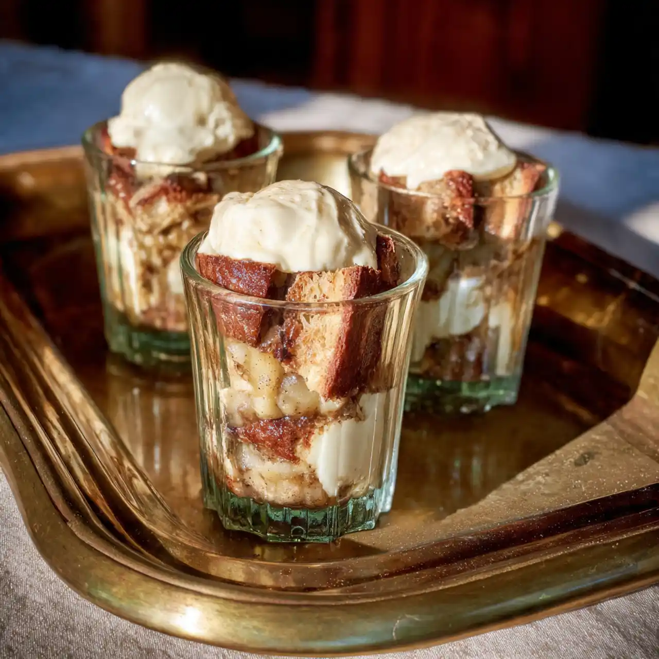 Easy Air Fryer Dessert Recipes with Bread Pudding Cups