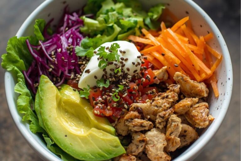 chicken poke bowl