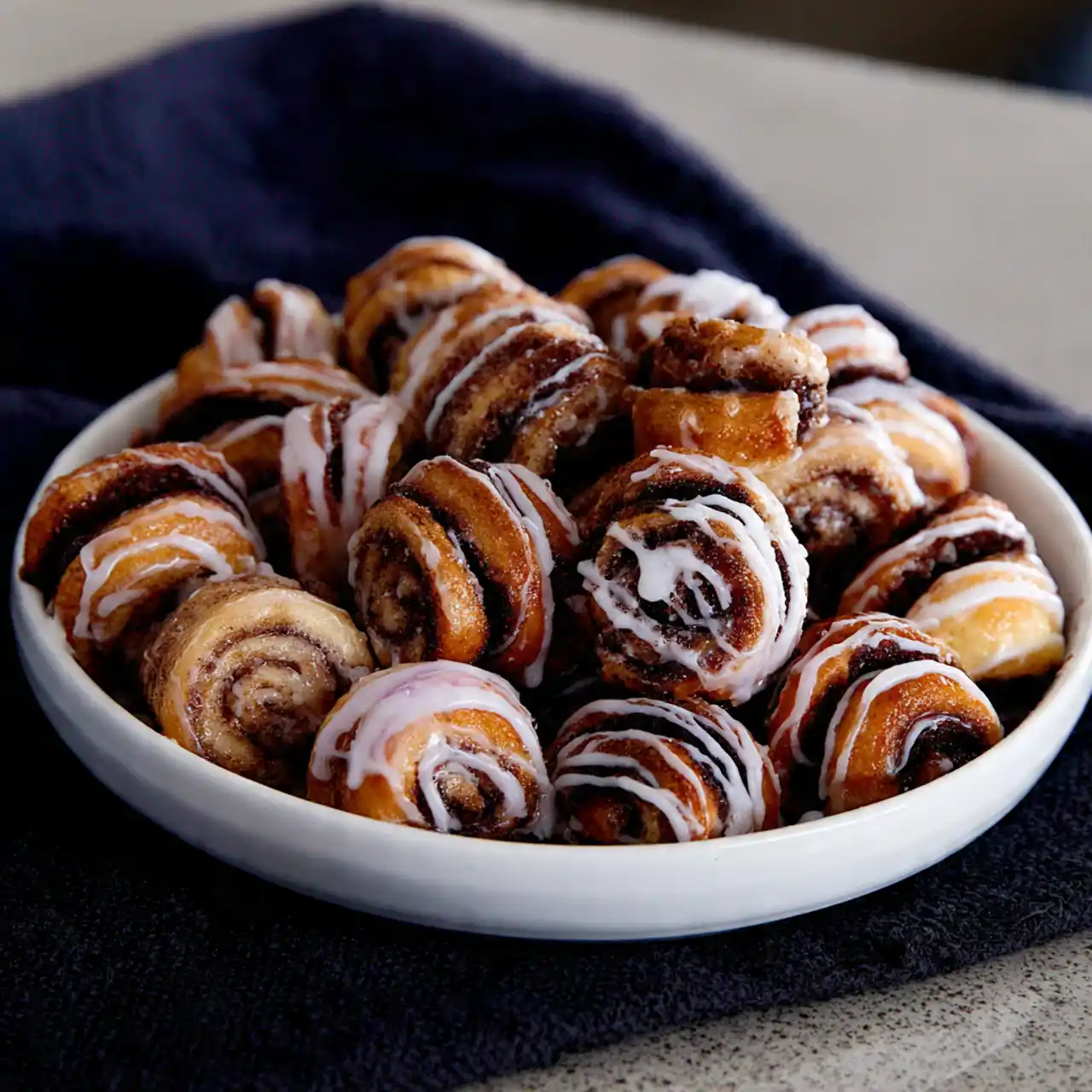 Easy Air Fryer Dessert Recipes with Cinnamon Roll Bites