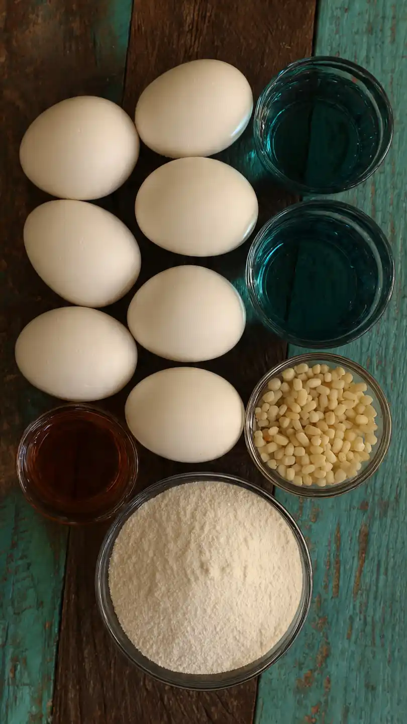 Japanese Castella Cake Ingredients