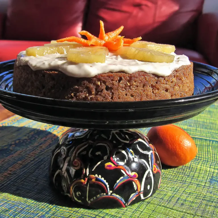 Moist Carrot Cake Recipe with Pineapple