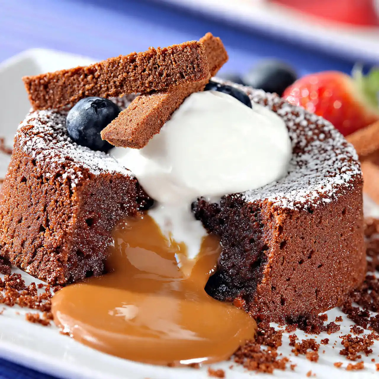 Molten Chocolate Lava Cakes with Air Fryer Dessert Recipes