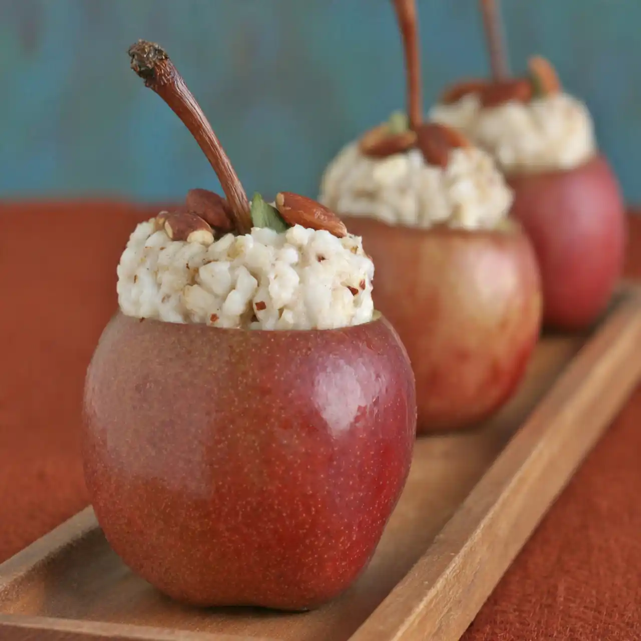 Easy Air Fryer Dessert Recipes with Oatmeal Stuffed Pears