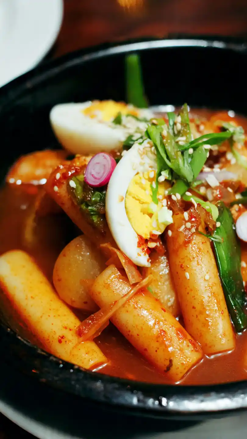 Ingredients of Tteokbokki at Home


