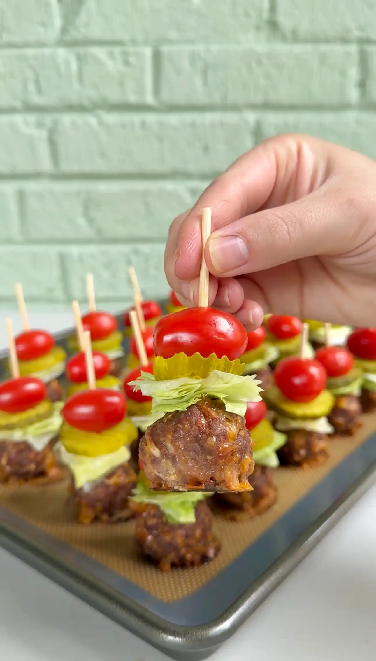 Cheeseburger Bites Meatballs