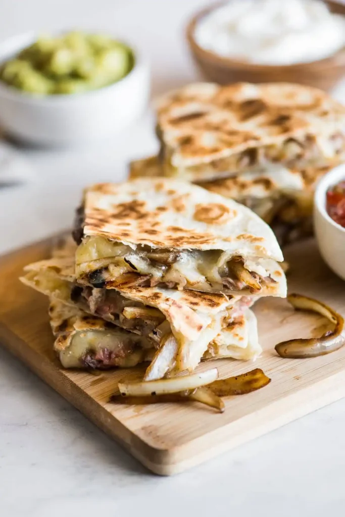 Chicken Salads Steak Quesadilla Slices