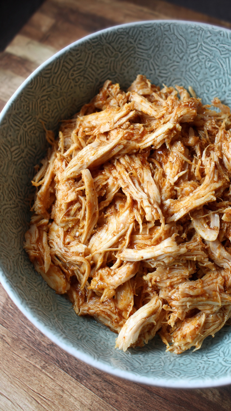 Easy Slow Cooker Shredded Chicken