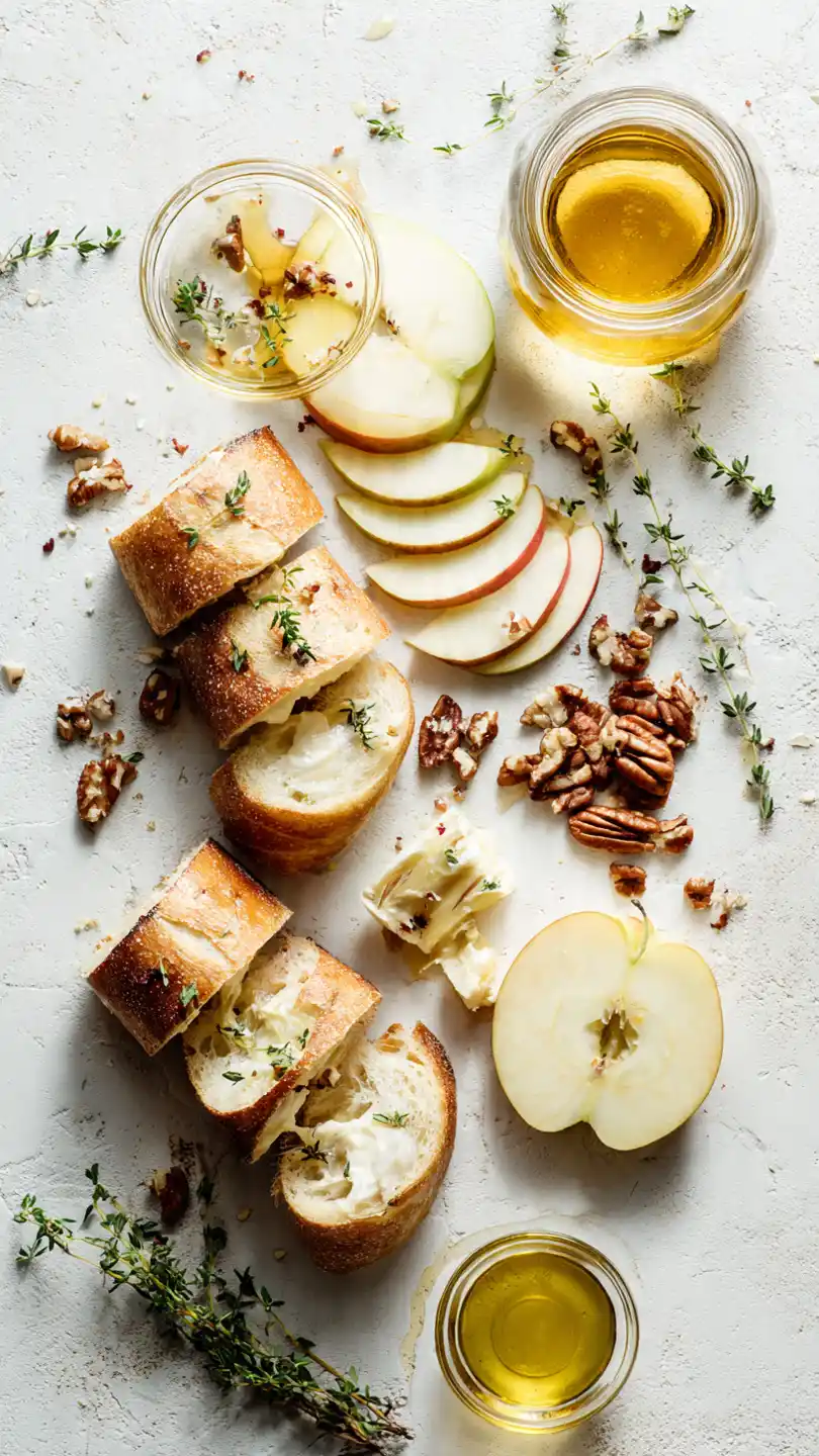 Easy and Tasty Apple Appetizers for Any Occasion Ingredients (Crostini)