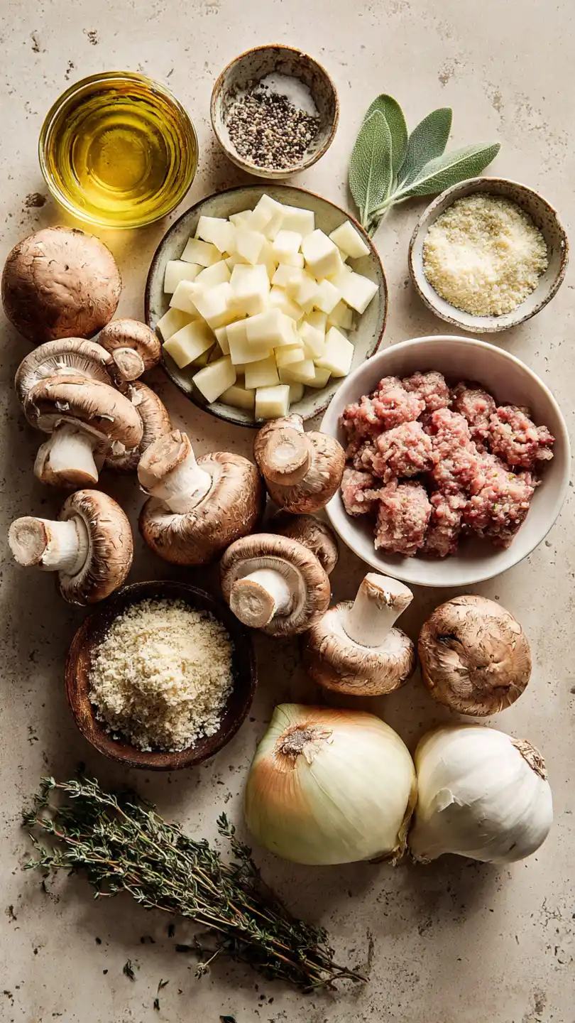 Easy and Tasty Apple Appetizers for Any Occasion Ingredients (Mushrooms)