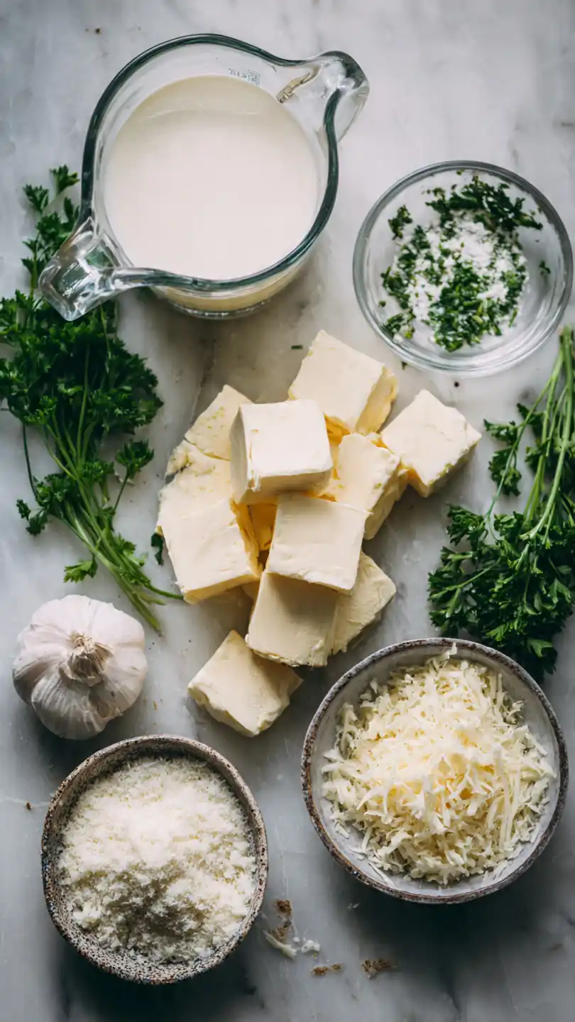 For the Homemade Alfredo Sauce