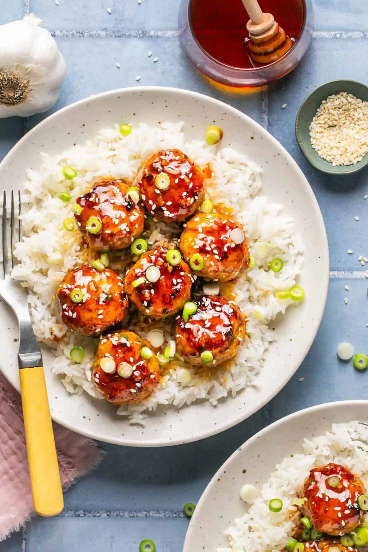 Honey Garlic Chicken Meatballs
