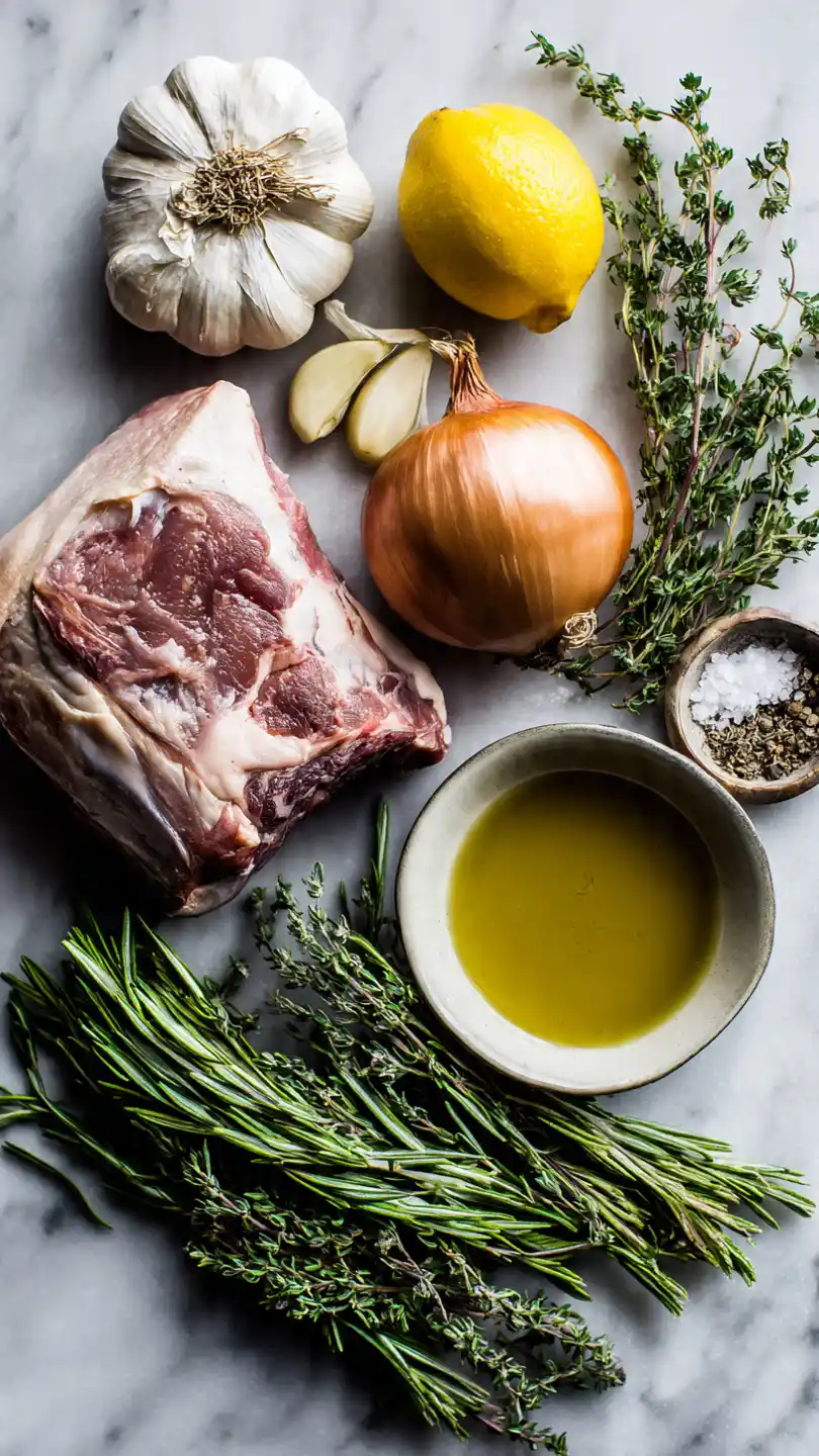 Lamb Leg Roast ingredients