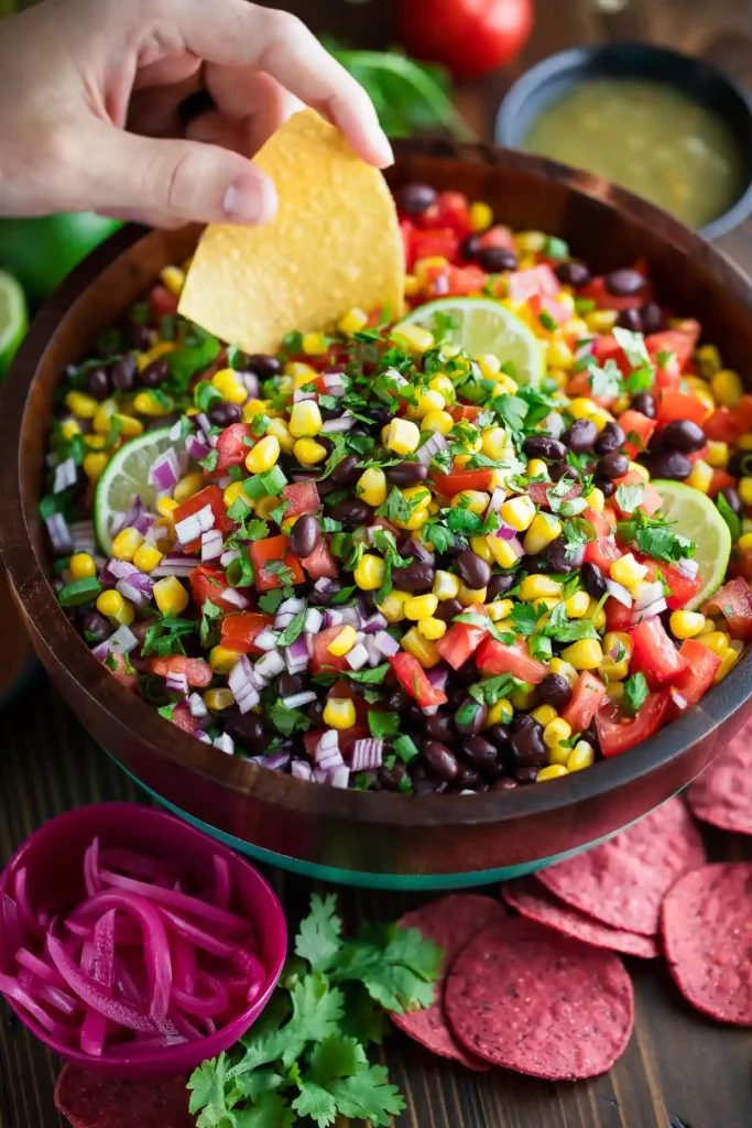 Mexican Fiesta Black Bean Salsa
