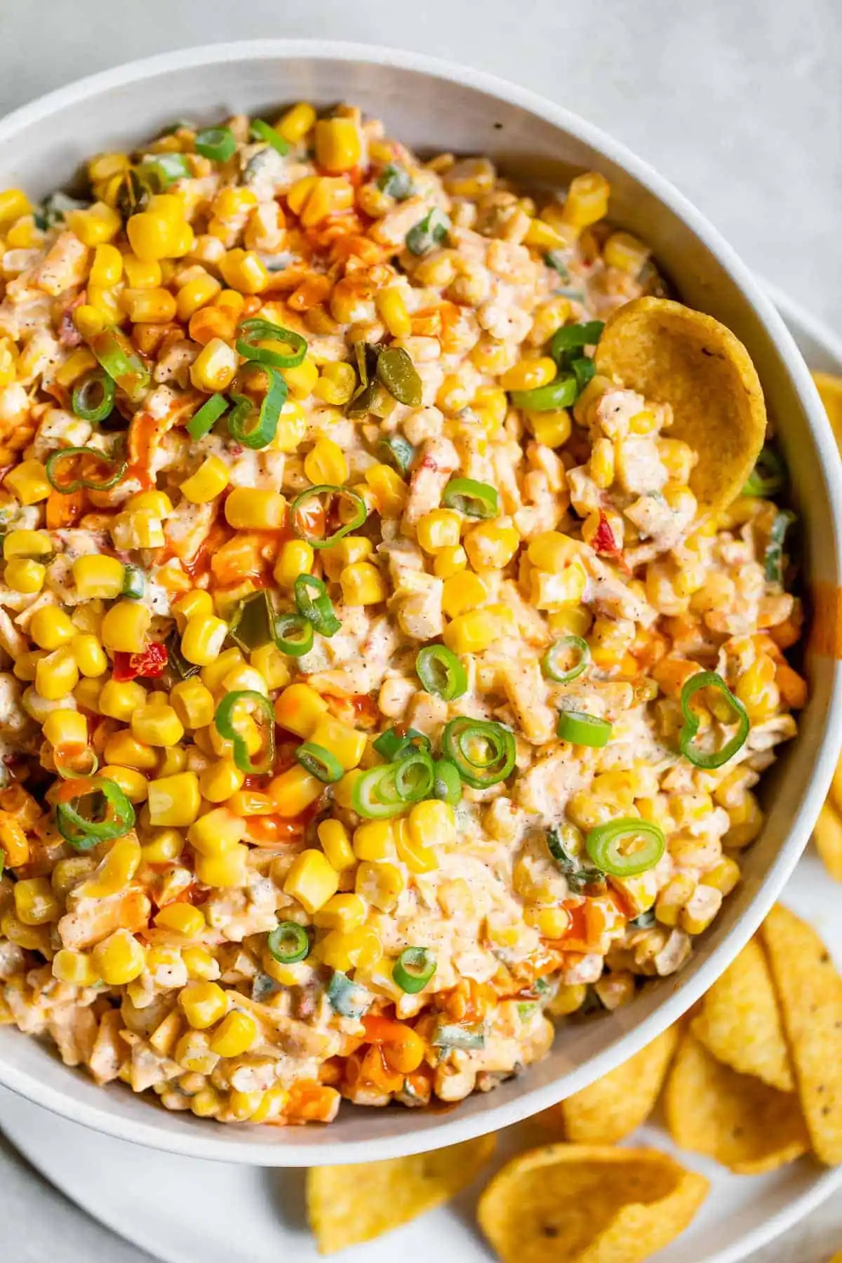 Mexican Fiesta Cheesy Corn Dip