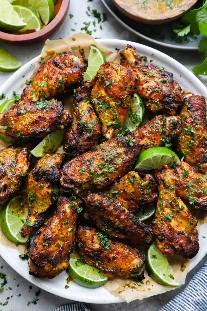 Mexican Fiesta Cilantro Lime Chicken Wings
