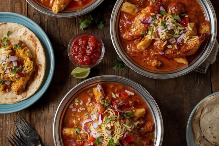 Mexican dishes with chicken