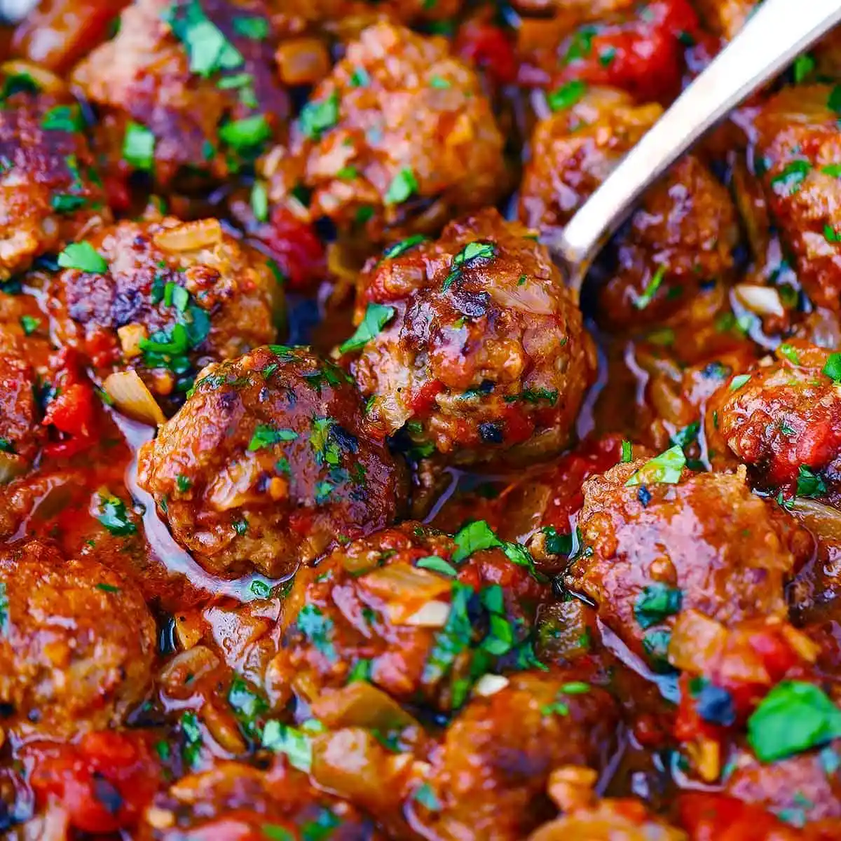 Moroccan Spiced Lamb Meatballs