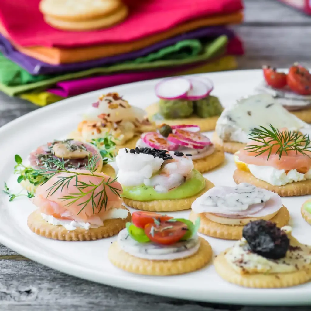 Ritz Cracker Hummus & Olive