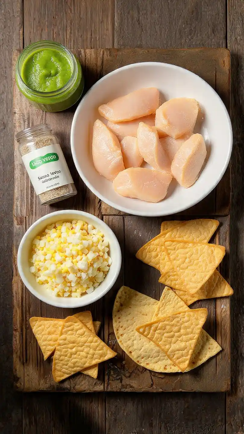 Slow Cooker Salsa Verde Chicken for Tacos