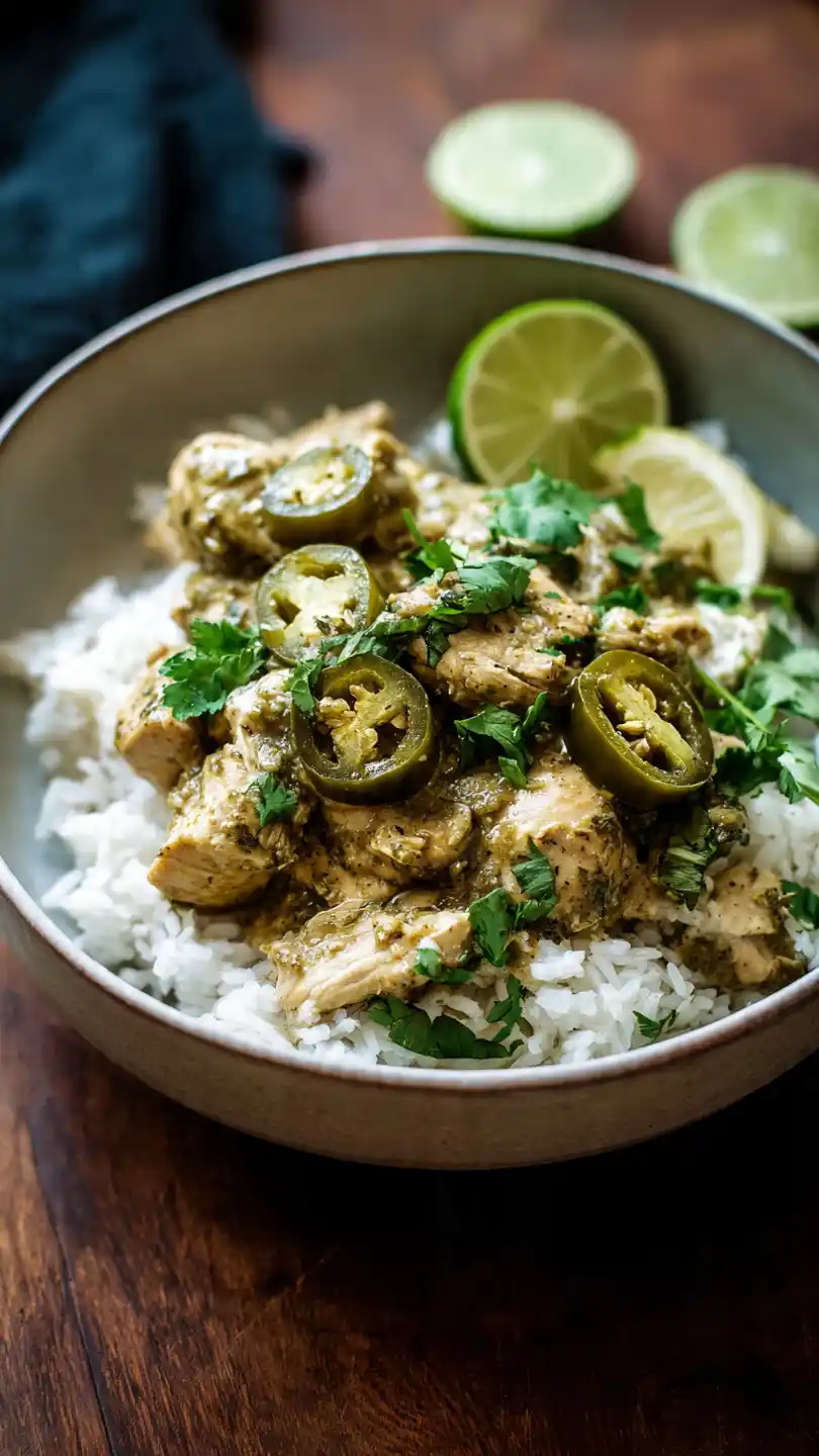 Slow Cooker Salsa Verde Chicken