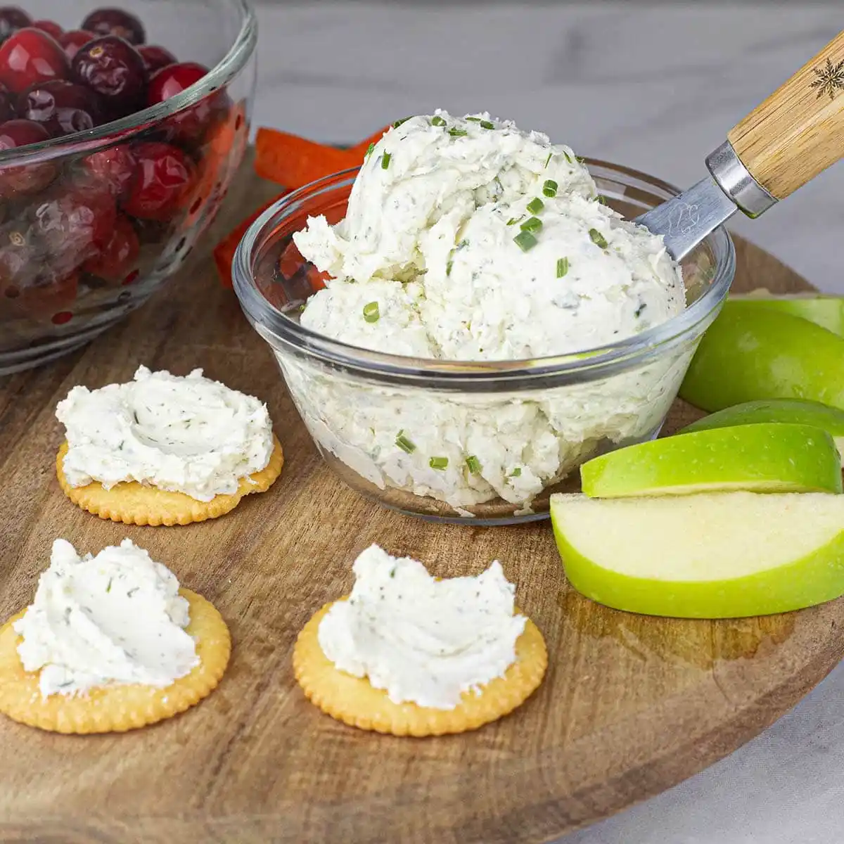 Cream Cheese Appetizers Garlic Herb "Boursin" Style Spread