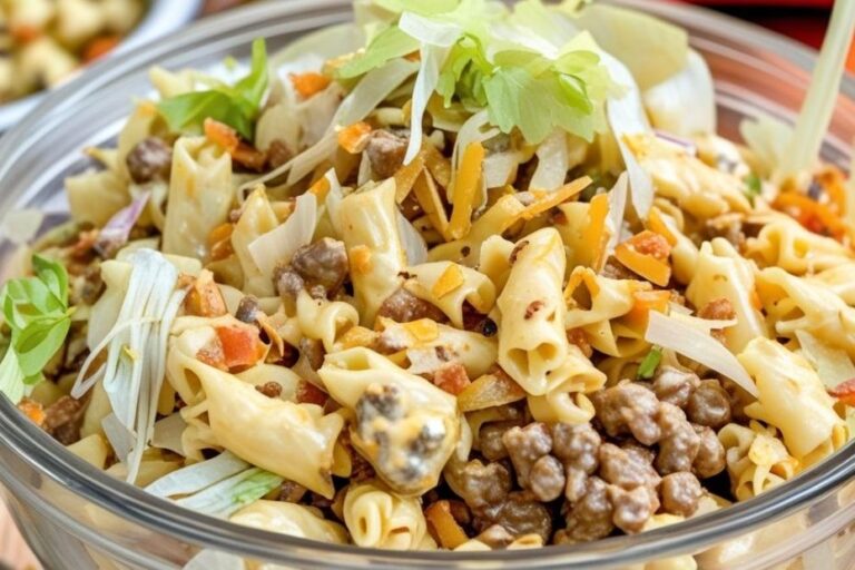 big mac pasta salad