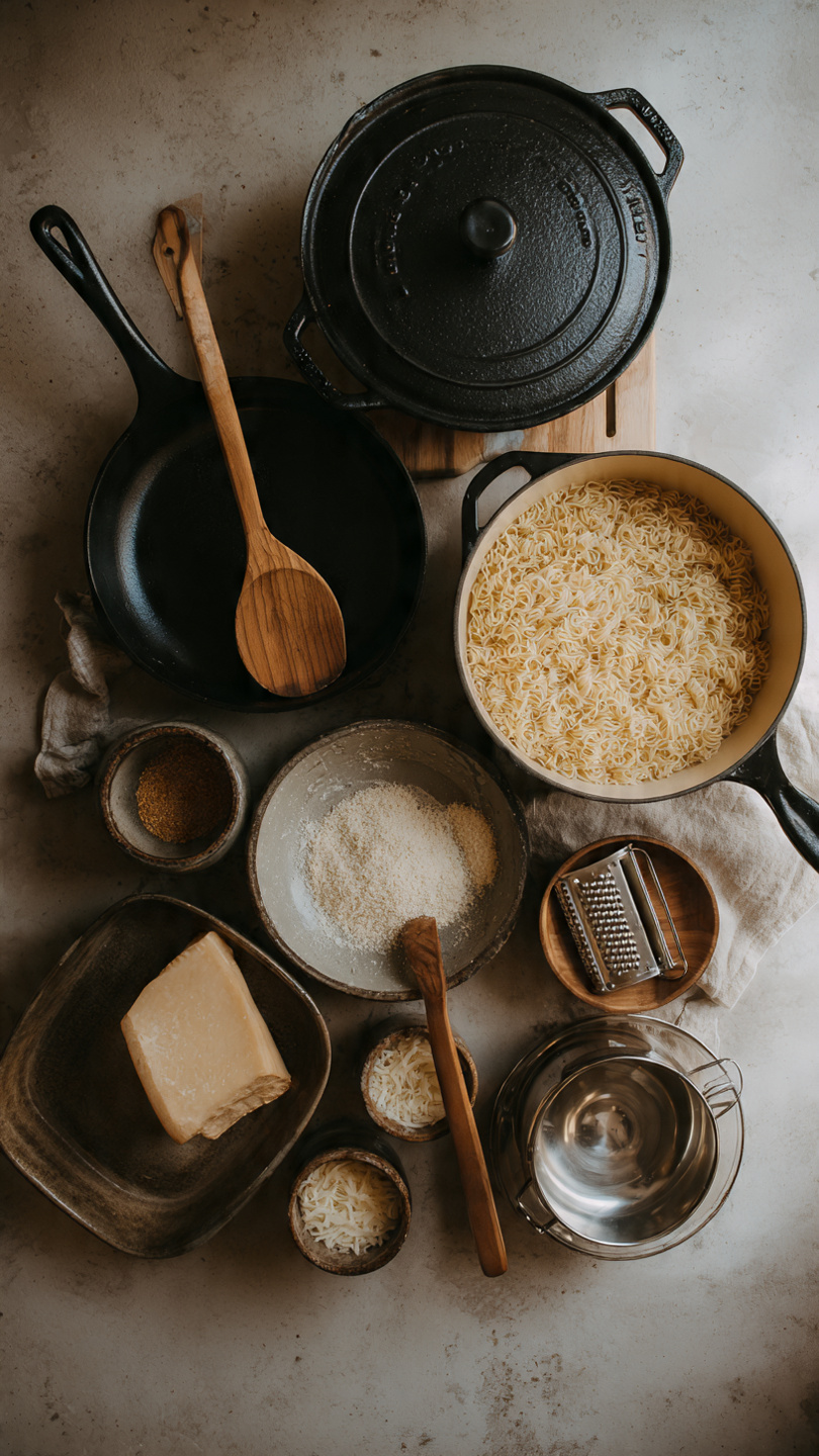Essential tools for the the ingredients