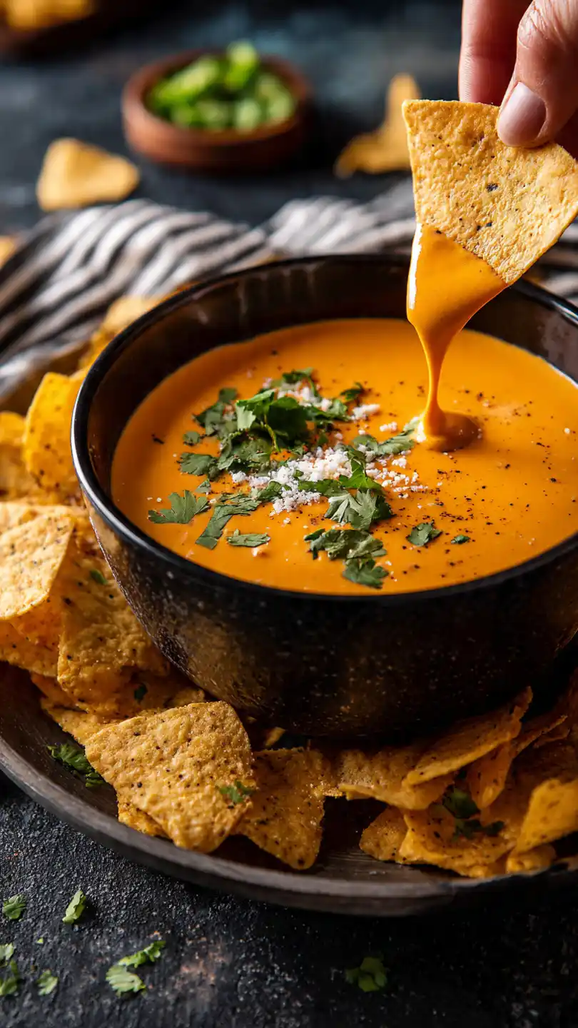 Add the Flavor and Serve Queso Dip