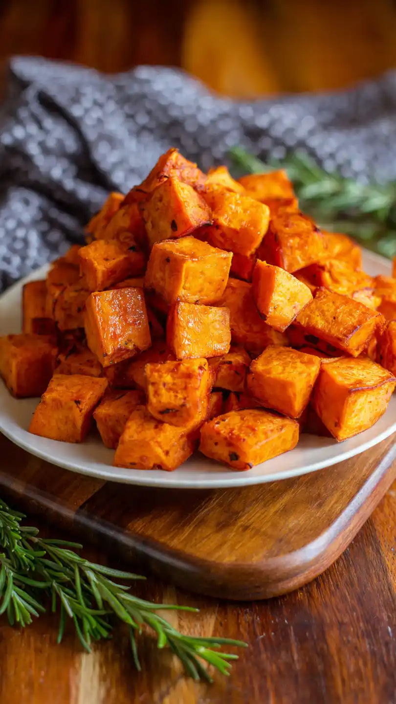 Air Fryer Sweet Potato Cubes