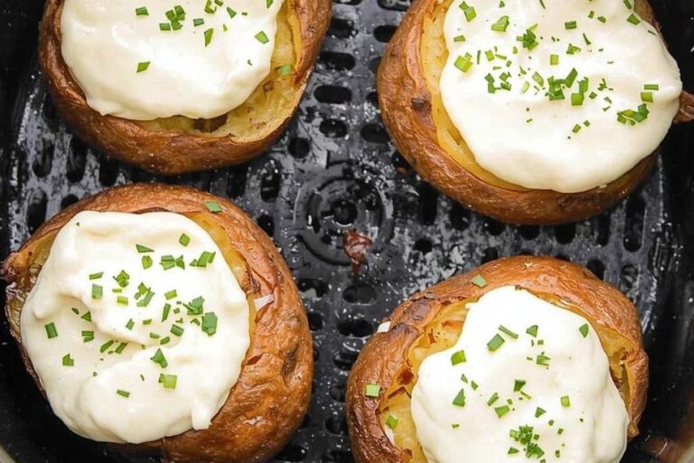 Air fryer jacket potatoes