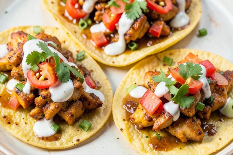 Chicken tostadas mexican