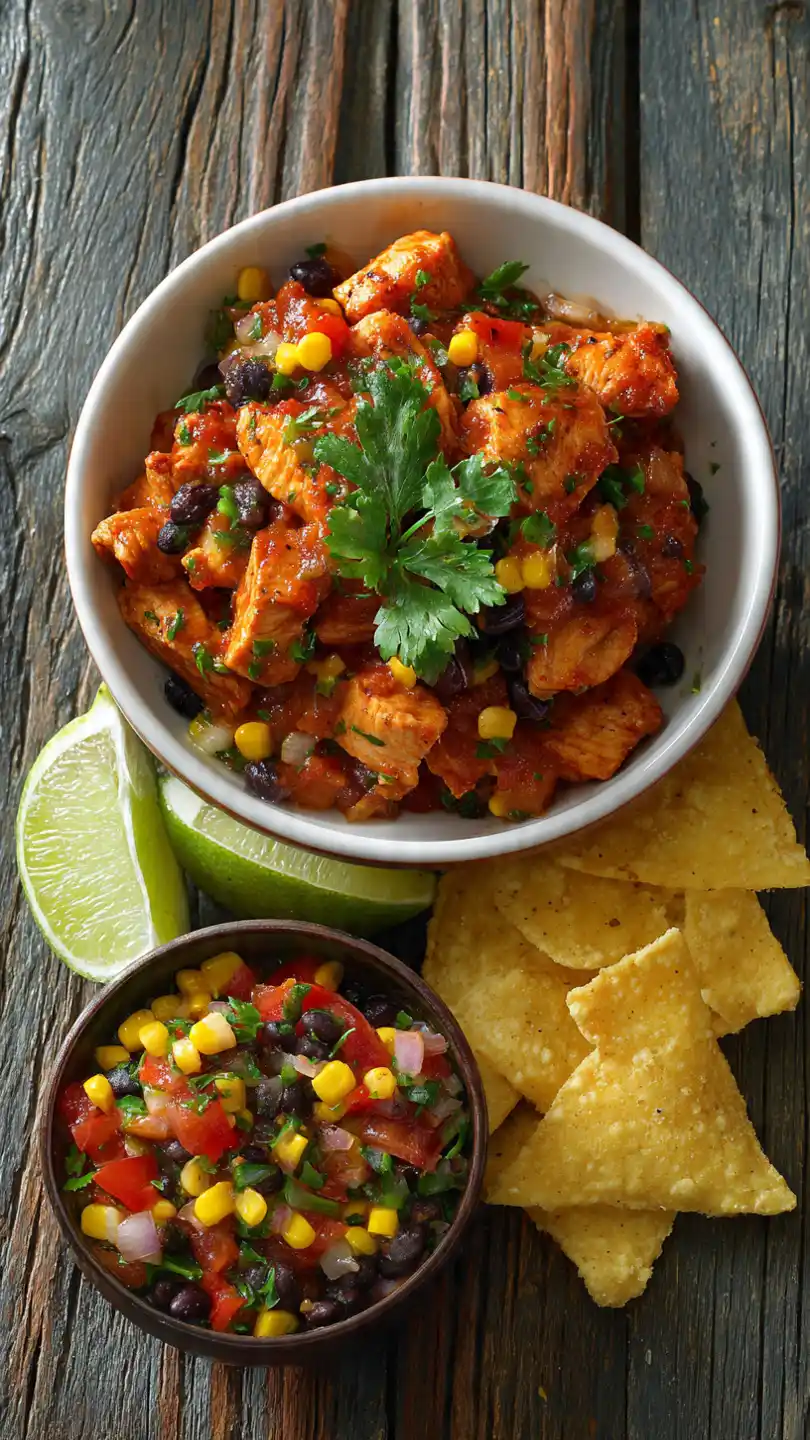 Fresh Chicken and Black Bean Salsa