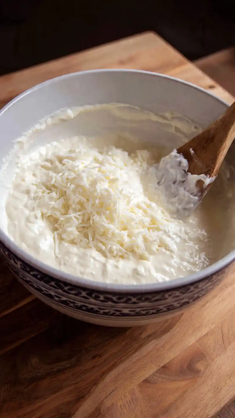 Gently Melt the Ingredients Mexican White Cheese Dip