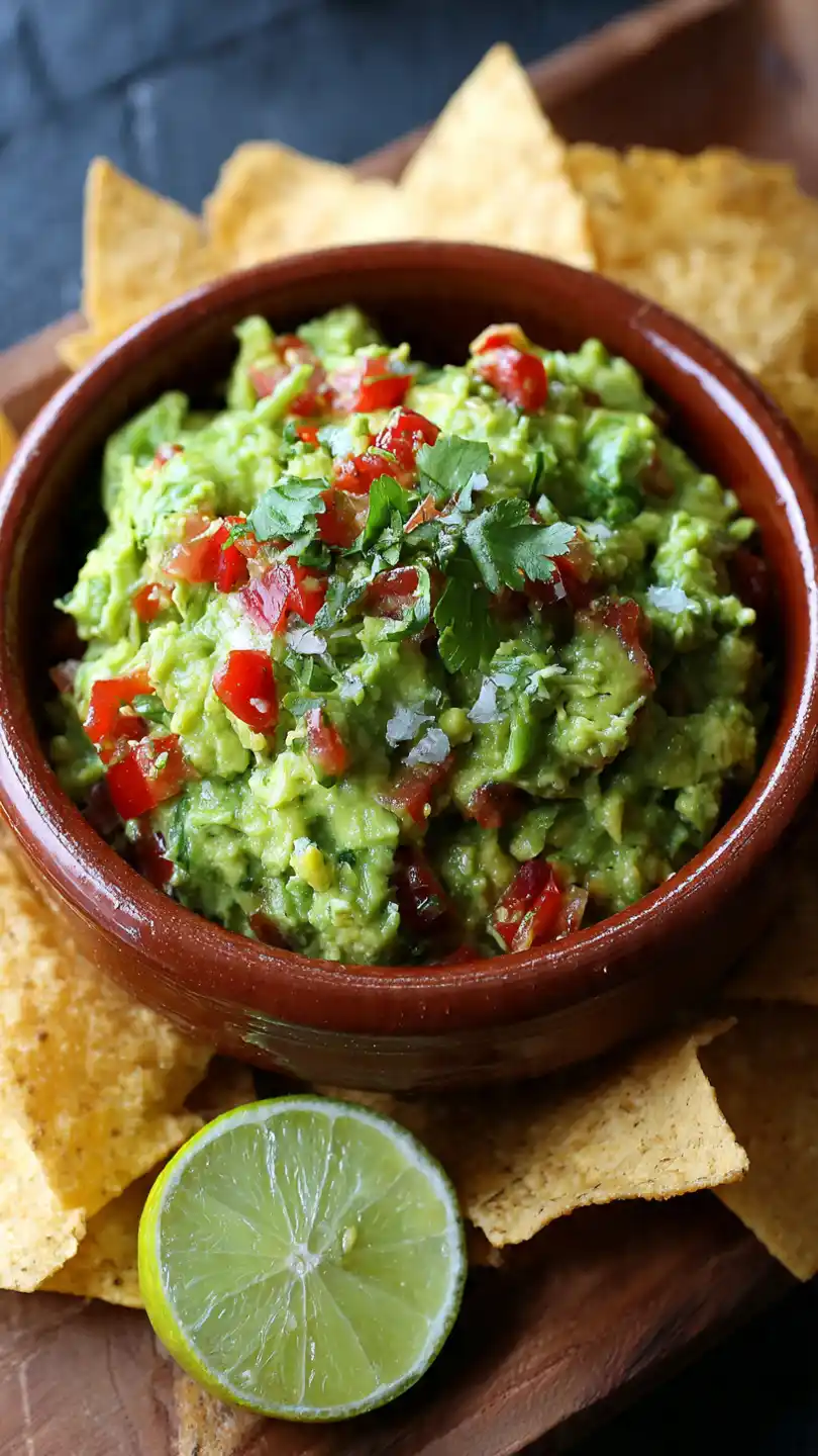 Mexican Appetizers Chunky Guacamole