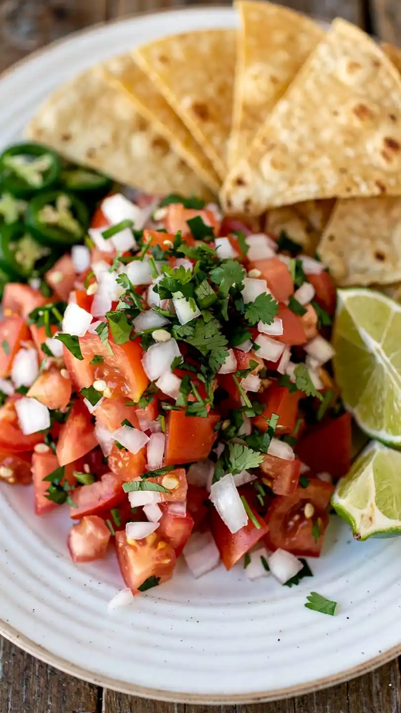 Mexican Appetizers Fresh Pico de Gallo